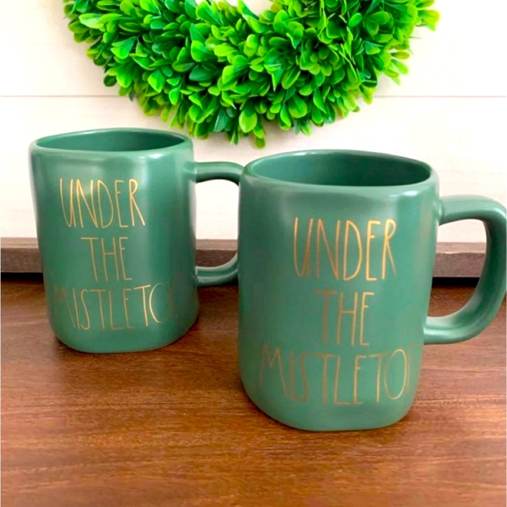 Rae Dunn Mugs -NEW 2019- NEW! 
UNDER THE MISTLETOE